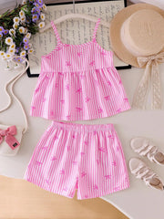 Ty Pink Trendy Baby Girl Top & Shorts Combo