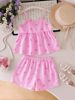 Ty Pink Trendy Baby Girl Top & Shorts Combo