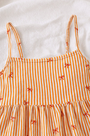 Ty Orange Trendy Baby Girl Top & Shorts Combo