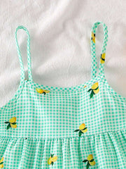 🌸Trendy Cherry Print Baby Girl Top & Shorts Combo