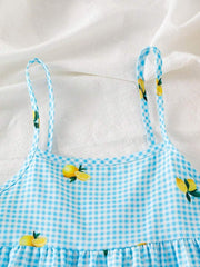 🌸Trendy Cherry Print Baby Girl Top & Shorts Combo