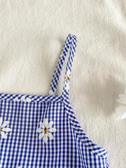 Blue Flower Trendy Baby Girl Top & Shorts Combo