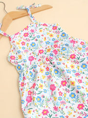 🌸Floral Flower Stylish Comfortable Frock for Blossom Girl