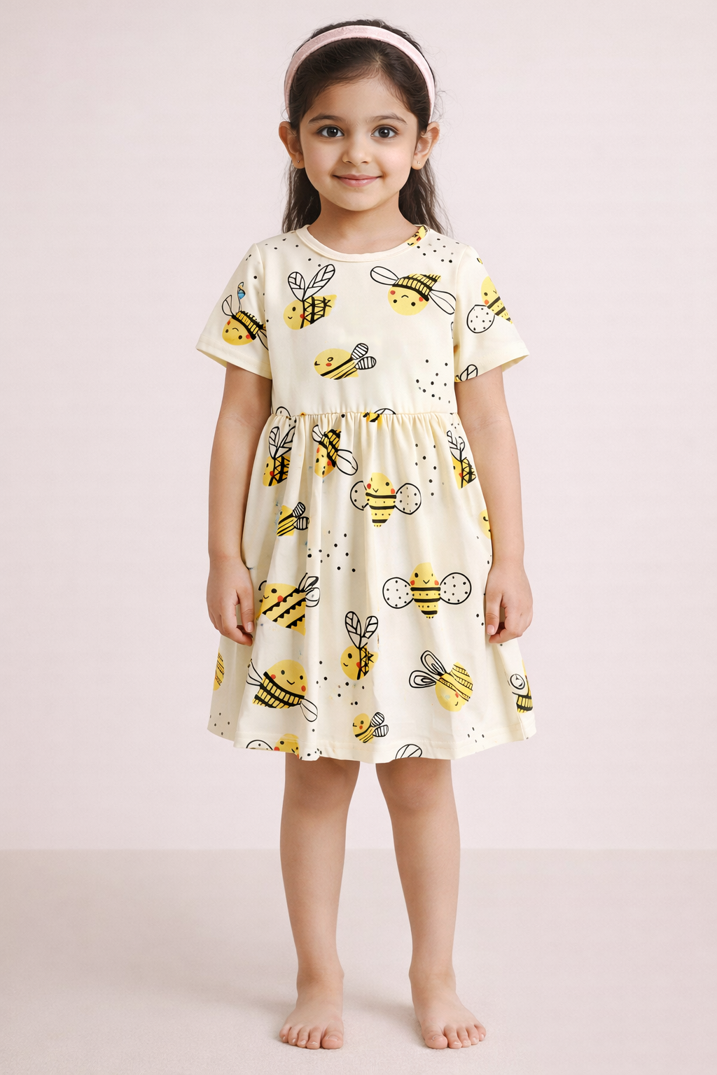 Baby Girl Soft Fabric Printed Dress