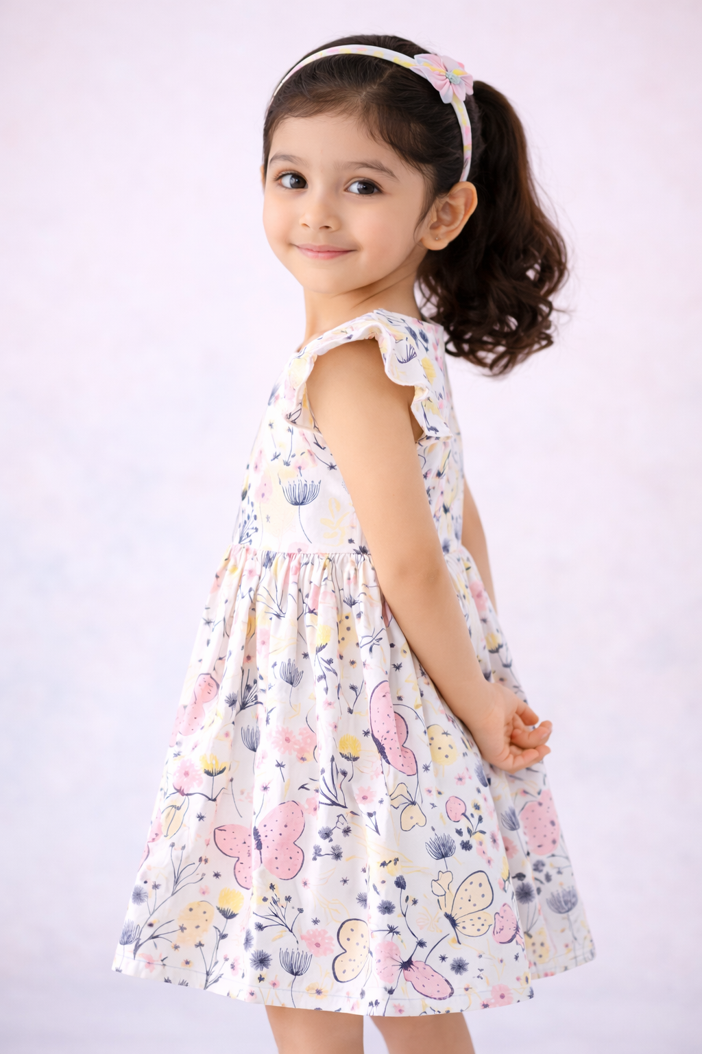 Baby Girl Soft Fabric Printed Dress