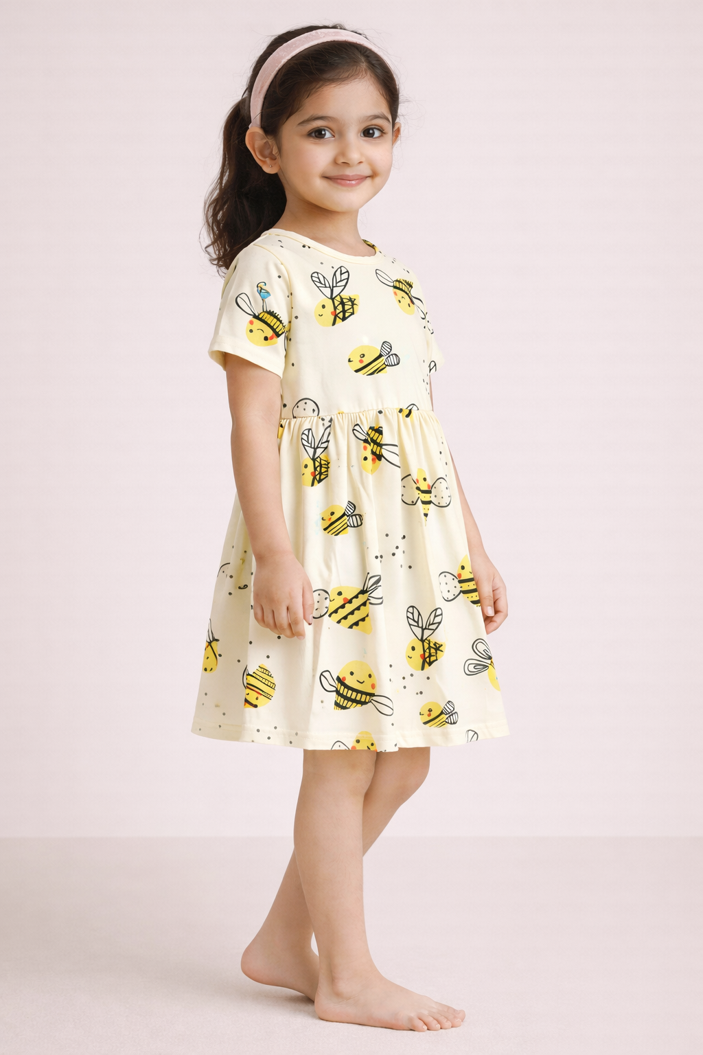Baby Girl Soft Fabric Printed Dress