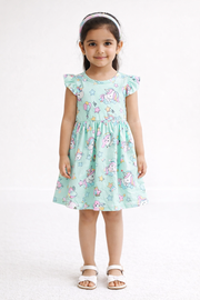 🌸Unicorn Stylish Comfortable Frock for Blossom Girl