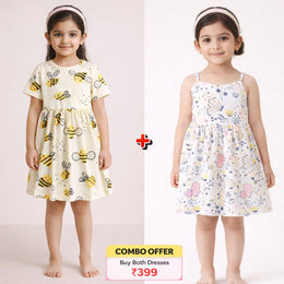 🌸 Cute & Trendy Design Party Wear And Daily Wear Frock For Baby Girl