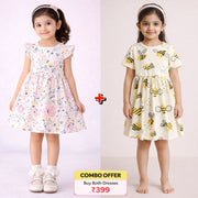 🌸 Butterfly Garden Party Frock for Girls