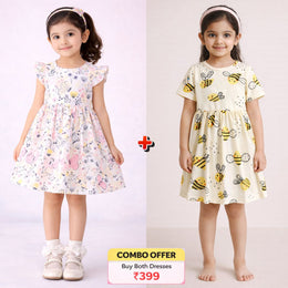 🌸 Butterfly Garden Party Frock for Girls