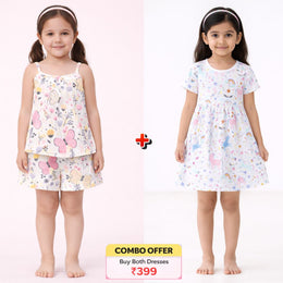 🌸 Baby Girl Party & Casual Wear Beautiful Frock