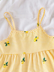 🌸Trendy Cherry Print Baby Girl Top & Shorts Combo